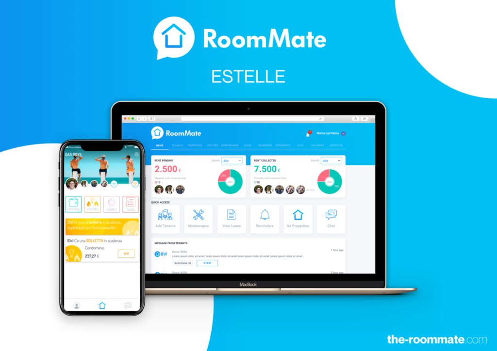RoomMate Estelle: gestionale per inquilini